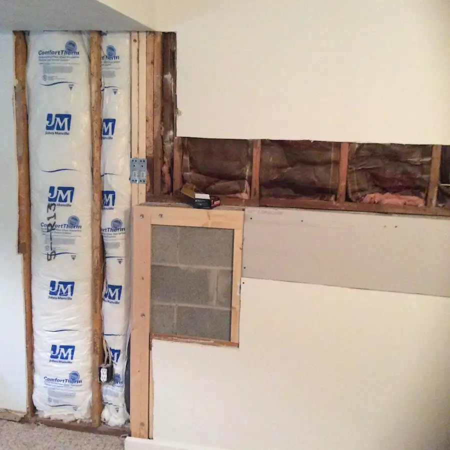 Wall insulation replacement during Structural Drying in Viera West
